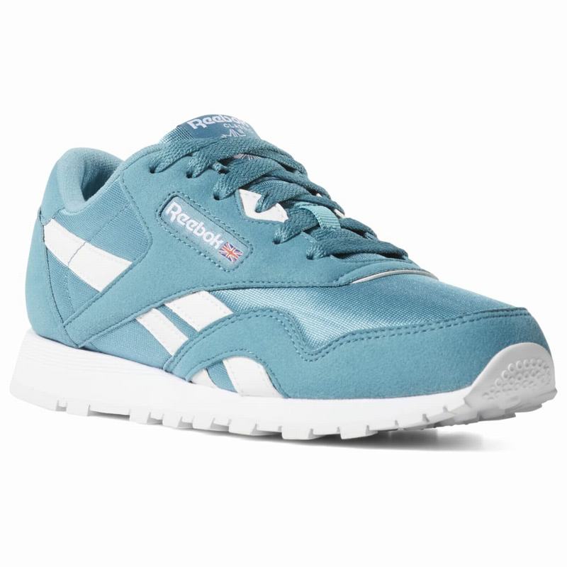 Tenisi Reebok Classic Nylon Baieti Albastri/Albi Romania IP9293OS
